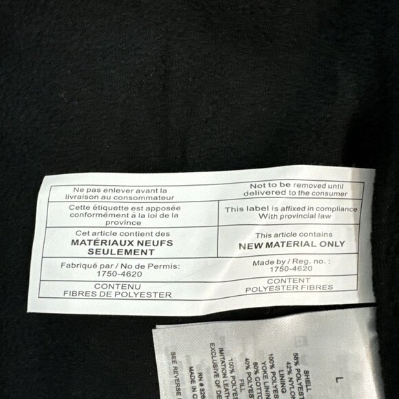 Rugged Elements Jacket Mens L Gray Zip Front Coat Lined Hooded Water Resistant - Picture 12 of 12